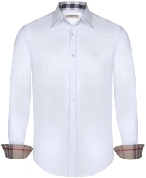 burberry white long sleeve|burberry shirt men's long sleeve.